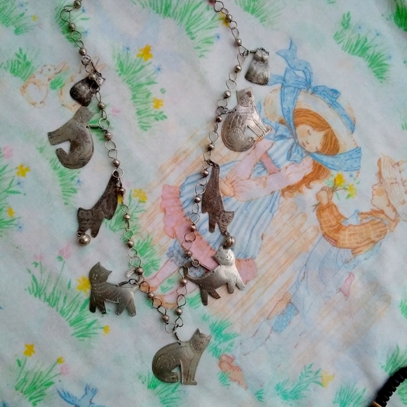 Jewelry Vintage Cat Bell Necklace Poshmark